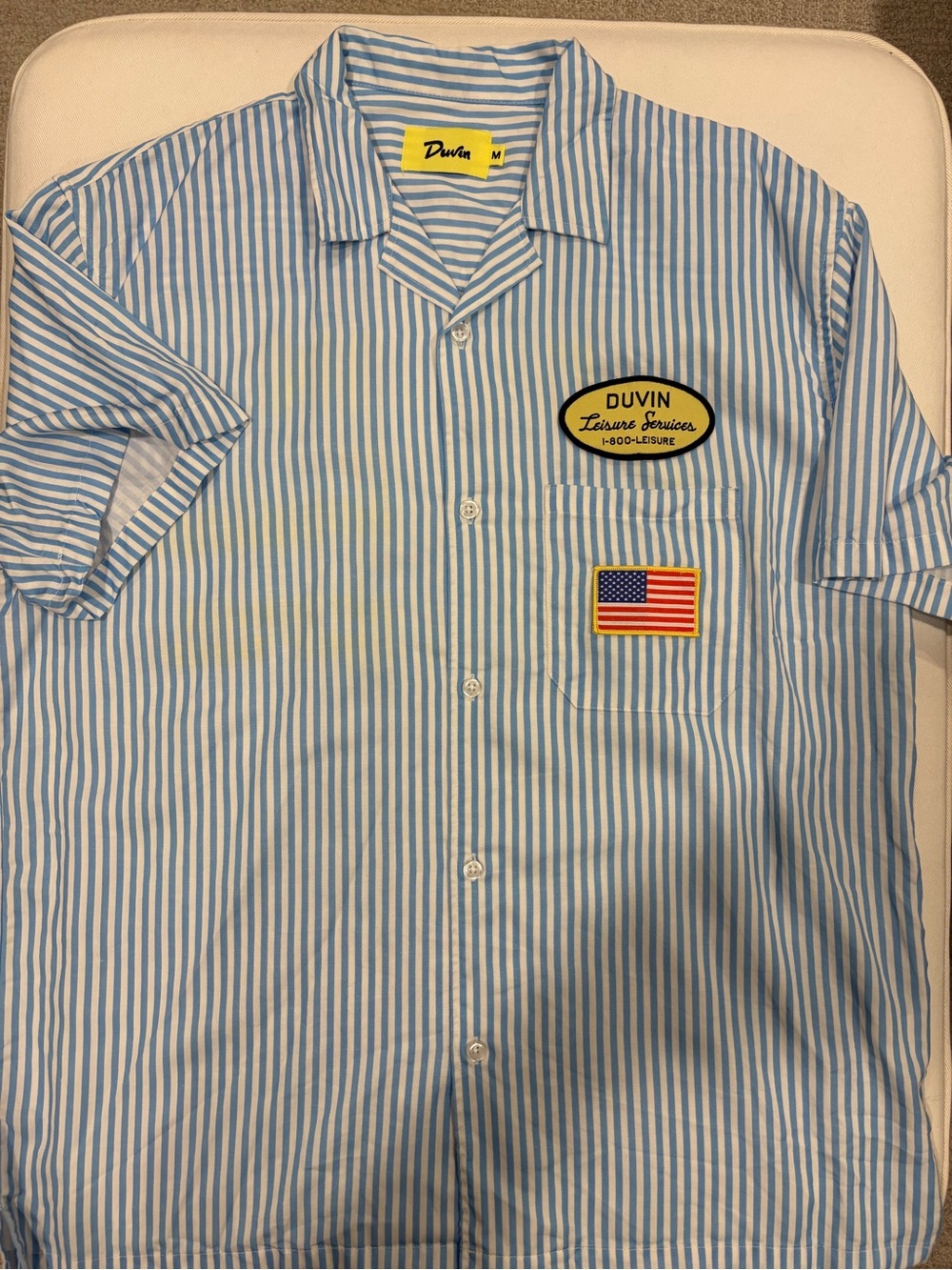Duvin Worker Buttonup - Blue Shirt Men’s Medium (NWOT)